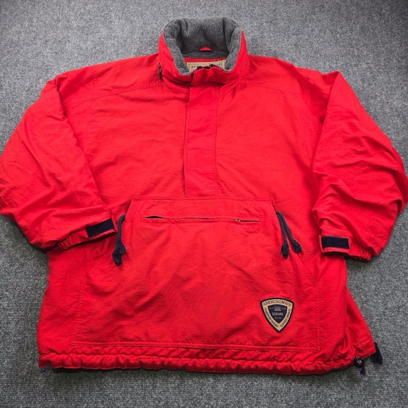 VTG- Abercrombie & Fitch Men’s L Extreme Conditions 1/4 Zip Pullover Insulated - Picture 1 of 11